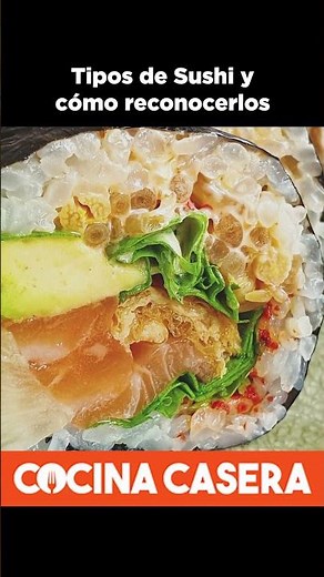 Tipos de Sushi y cómo reconocerlos