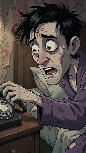 Creepy Cartoon in a Hotel Room 😱 The Haunted Stay You Can't Unsee! #shorts