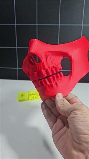 3D Printed Deadmoon Skull Mask #3dprinting #mask