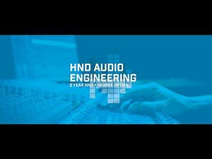 Study Audio Engineering at Riverside Music College