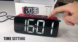 Watch Setting Method of PINGKO Alarm Clock on Amazon Live