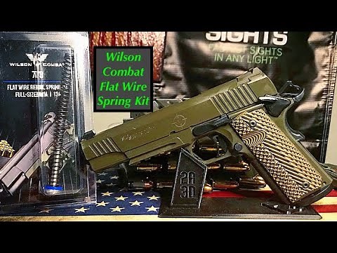 Wilson Combat 1911 Flat Wire Recoil Spring Sig Sauer 1911 Upgrade