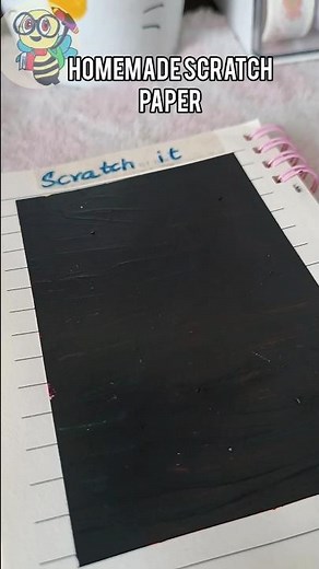 DIY Magical Scratch Paper 📜 🤓🌈 #shorts #scratchpaper #diy #tinystarsdrawing #youtubeshorts #magic