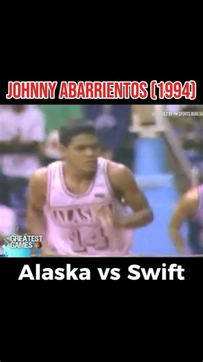 PBA LEGENDS: JOHNNY ABARRIENTOS (1994) ALASKA VS SWIFT
