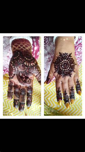 Simple and easy mehendi designs for beginners 🌿✨