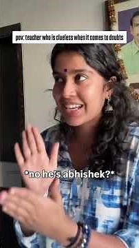 i think ma’am also has a doubt [teacher college mimicry relatable students] #fyp #reels #explorepage