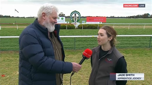 It was a whirlwind experience yesterday at Warracknabeal for Jade Smith, who won the Sheep Hills Cup in her first-ever ride 👏 | Racing.com