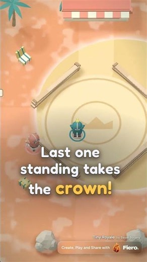 8 players. One tiny island — Tiny Royale #Shorts