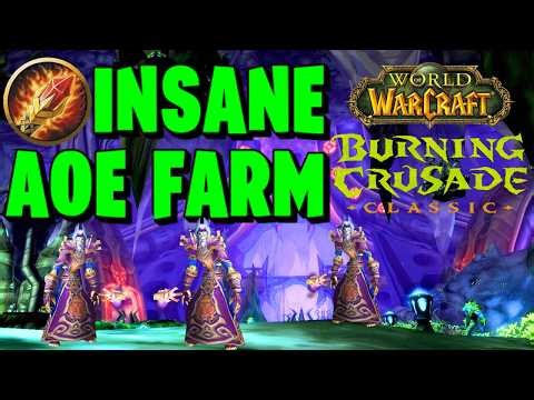 How to AOE Farm Slave Pens Like a Boss – 3 Frost Mages Spell Cleave FULL CLEAR - WoW Classic TBC