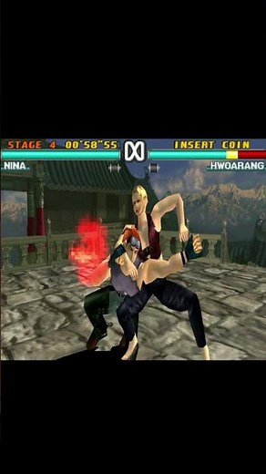 Nina Williams tekken 3 gameplay #short