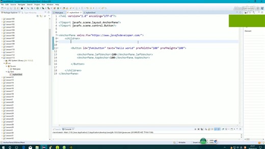 JavaFX113课，FXML，控制器controller，fx插件