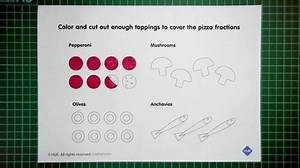 FREE video- Pizza Topping Fractions