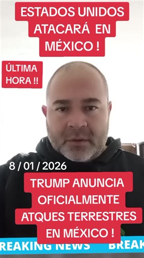 última hora ! TRUMP ANUNCIA QUE ATACARÁ POR TIERRA EN MÉXICO ! A los carteles de la droga ! Afirma que México está gobernado por narcoterroristas ! Tensión máxima en el gobierno mexicano ! #Trump #USA #EstadosUnidos #mexico #Sheinbaum
