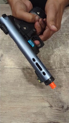 Testing the Hi-Capa Airsoft from We Tech #airsoft #co2airpistol #shortsfeed #shorts