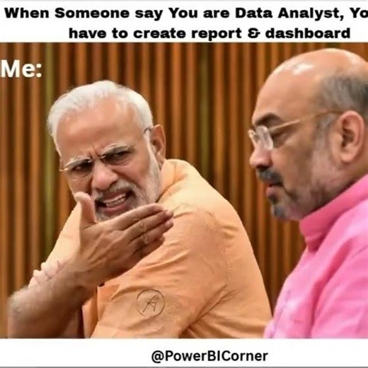 Data Analyst meme by pm🙈#ytshorts #dataanalytics #datascience #narendramodi #amitshah #powerbi