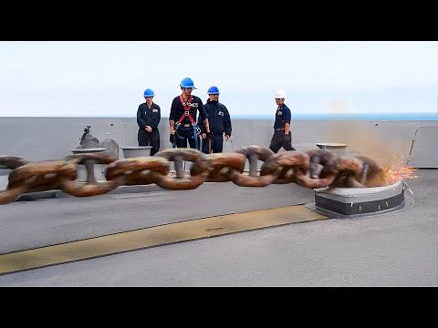 Insane Process of Dropping Massive Anchors in the US Navy