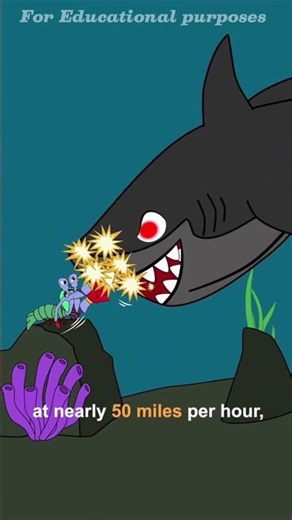 This tiny shrimp punches harder than a bullet. 🦐?#MantisShrimp #AnimalFacts #HiddenFacts