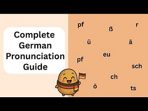 Master German Pronunciation | Complete Guide with Examples | German Alphabet