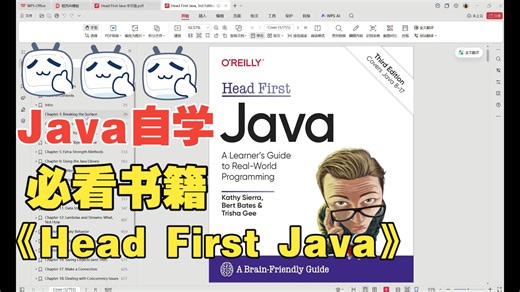 【Java入门书籍】Java基础 自学编程必看！《Head First Java》一书带你吃透核心_Java_编程_计算机_Java入门_Java书籍