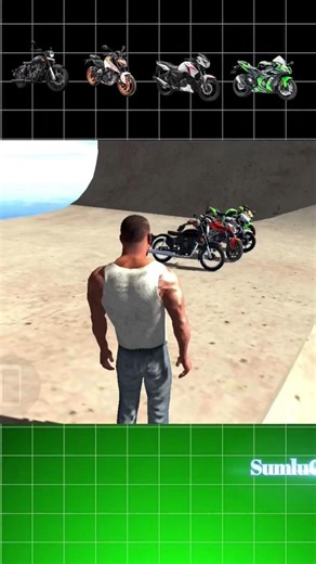 Bullet vs Duke vs Apache vs ZX10R 💥 Super Jump Ramp Challenge | Indian Bike Driving 3D | SumluGamer