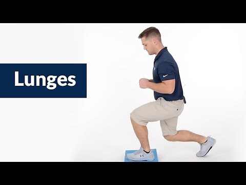Balance Pad Exercises: Lunges