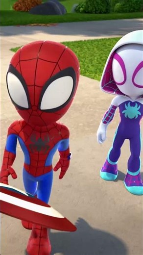 Aprender a lanzar el escudo 😲 | MARVEL SPIDEY Y SU SUPEREQUIPO | @DisneyJuniorES