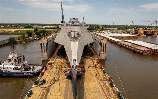 Austal USA launches LCS 38