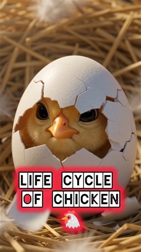 Life Cycle of a Chicken | Chicken Life Cycle for Kids | Egg to Chick to Hen 🐣