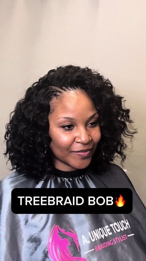 Treebraid bob🔥 What are Teebraids? A versatile style that has been trending since the early 90s Can u install any type of hair? Yes….. Human, synthetic or mix #fortworth#tx#capcut#bobbraids#bob#shortstyles#curls#natural#braidstyles#atl#dallas
