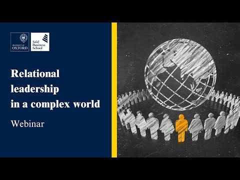Webinar: Relational leadership in a complex world