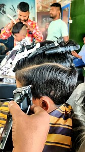 Kids' Classic Side Sweep with Skin Fade 🔥Stylish Haircut | Indian Hair Style