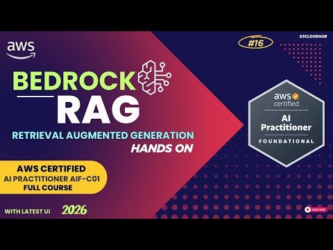 #15 AWS Certified AI Practitioner AIF C01 || Amazon Bedrock & knowledge base Hands on || s3cloudhub