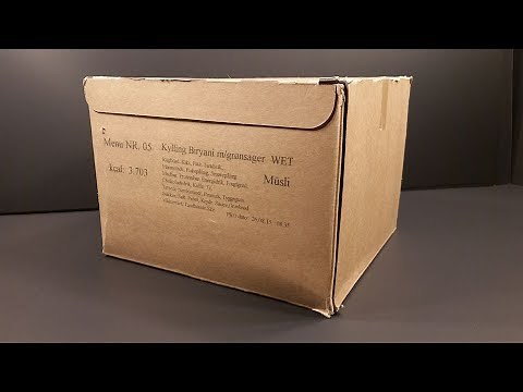 2015 Danish 24hr Combat Ration Pack Hot Weather MRE Review Meal Ready To Eat Taste Test