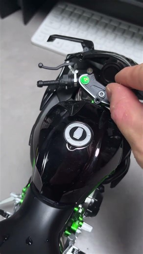 Water is the motorcycle's fuel.