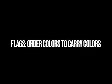 Color Guard (4) Order Colors to Carry Colors: Flags