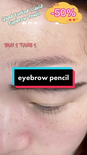 BUY 1 TAKE 1 !!Use it for easy eyebrow drawing！！ #eyebrowpencil #makeup #cosmetics #eyebrows #TikTokMadeMeBuyIt #4tip #liquidbrowpen #eyebrowliner #fyp #foryou #wateproof
