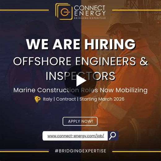 Offshore EPC Roles | Italy | Oil Gas | Contract | Connect Energy