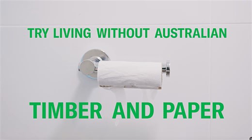 Try living without Australian timber and paper