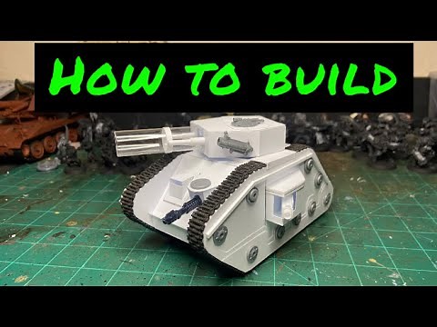 Poor boy warhammer how to build a Leman Russ tank