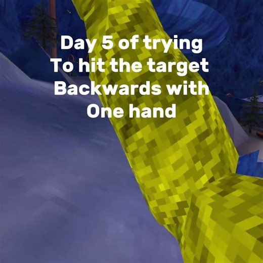 Day 5 of trying to hit the target backwards with one hand #gtag #vr