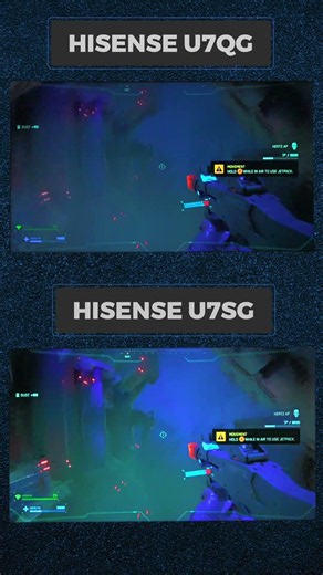 Hisense U7QG vs U7SG con pantalla mate: comparativa real de calidad de imagen