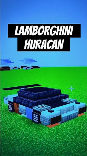LAMBORGHINI HURACAN Minecraft Tutorial ✌️ #minecrafttutorials #minecraftvehicle #tutorialminecraft