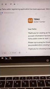 temu seller account setup successfully