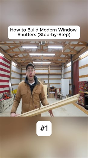 How to Build Modern Window Shutters (Step-by-Step)
