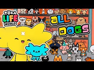 🐶NEW DOGS COLLECTION😍in Toca Life Wrld | Toca Boca Secrets