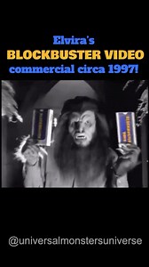 17K views · 138 reactions | Let’s go rent some Monster VHS!  Enjoy this 1997 commercial with @therealelvira herself, along with her monstrous family! Which tape are you renting tonight? #UniversalMonstersUniverse #Elvira #UniversalMonsters #BlockbusterVideo #VHS #Blockbuster #HorrorReels #Reels #HorrorMovies #ClassicMonsters #Nostalgia | Universal Monsters Universe | Facebook