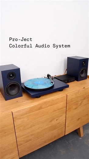 Turntable Lab on Instagram: "Pro-Ject’s Colorful Audio System is an all-in-1 true analog setup pairing the Debut Carbon EVO turntable w/ color-matched Speaker Box 5 S2 passives, MaiA S3 integrated amp w/ Bluetooth input + Connect It premium speaker cables ⇢at the lab⁠"