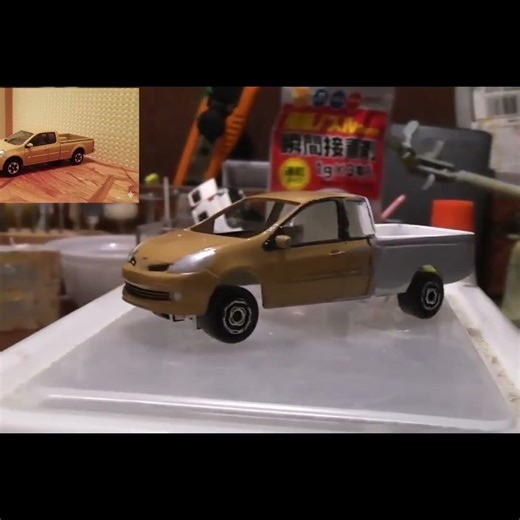 Custom Diecast Pickup Build #shorts