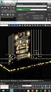 Happy New Year 2026 🎉 | 3ds Max Selfie Booth Design | 3D Event Booth Visualization