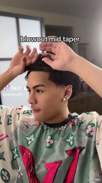 Blowout Taper Haircut in Vancouver